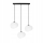 Lampadario a sospensione con filo STONES 3xE27/40W/230V