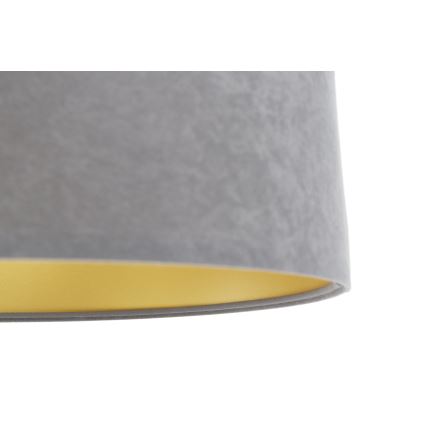 Lampadario a sospensione con filo SWING 1xE27/60W/230V grigio/bianco/oro