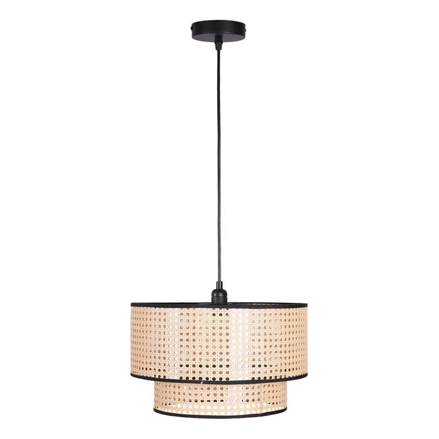 Lampadario a sospensione con filo TAKARA 1xE27/20W/230V diametro 40 cm beige