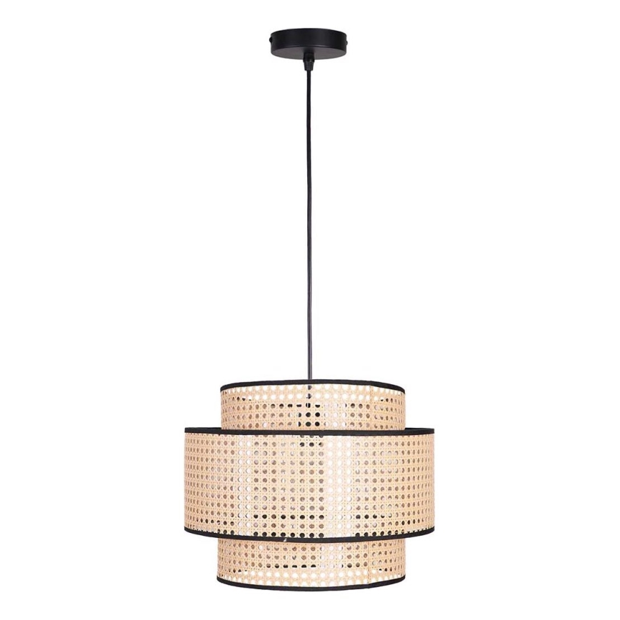 Lampadario a sospensione con filo TAKARA 1xE27/20W/230V diametro 40 cm beige