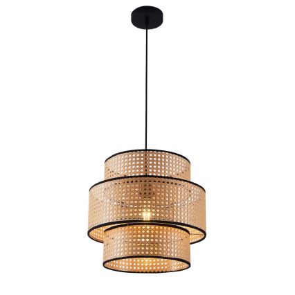 Lampadario a sospensione con filo TAKARA 1xE27/20W/230V diametro 40 cm beige