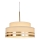 Lampadario a sospensione con filo TAMI 1xE27/60W/230V beige/oro