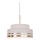 Lampadario a sospensione con filo TAMI 1xE27/60W/230V color crema/oro
