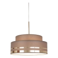 Lampadario a sospensione con filo TAMI 1xE27/60W/230V marrone/oro