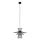 Lampadario a sospensione con filo TAREK 1xE27/40W/230V nero