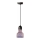 Lampadario a sospensione con filo TERRAZZO 1xE27/60W/230V diametro 12 cm rosso
