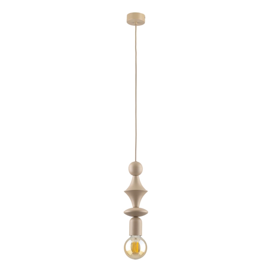 Lampadario a sospensione con filo TOWER 1xE27/15W/230V beige