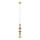 Lampadario a sospensione con filo TOWER 1xE27/15W/230V beige