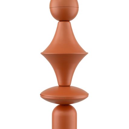 Lampadario a sospensione con filo TOWER 1xE27/15W/230V color mattone