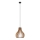 Lampadario a sospensione con filo TUCCI 1xE27/60W/230V diametro 29 cm quercia