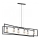 Lampadario a sospensione con filo TUNJA 6xE27/60W/230V nero/cromo lucido
