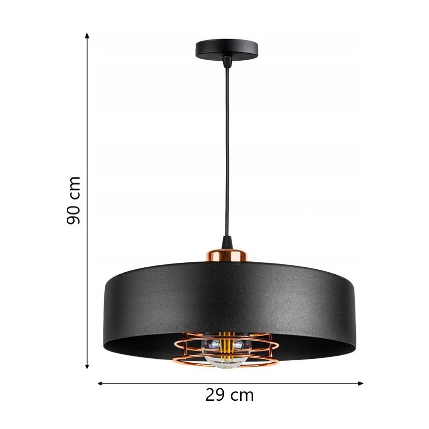 Lampadario a sospensione con filo VEST 1xE27/60W/230V