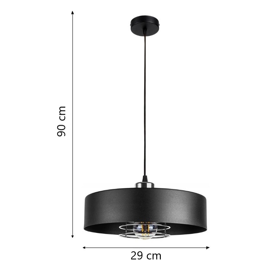 Lampadario a sospensione con filo VEST 1xE27/60W/230V