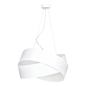 Lampadario a sospensione con filo VIENO 3xE27/15W/230V bianco