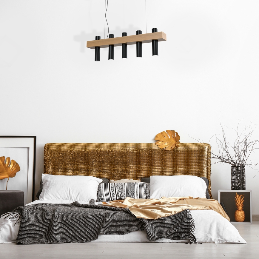 Lampadario a sospensione con filo WEST 5xGU10/25W/230V