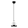 Lampadario a sospensione con filo YILDO 1xE27/40W/230V bianco/nero
