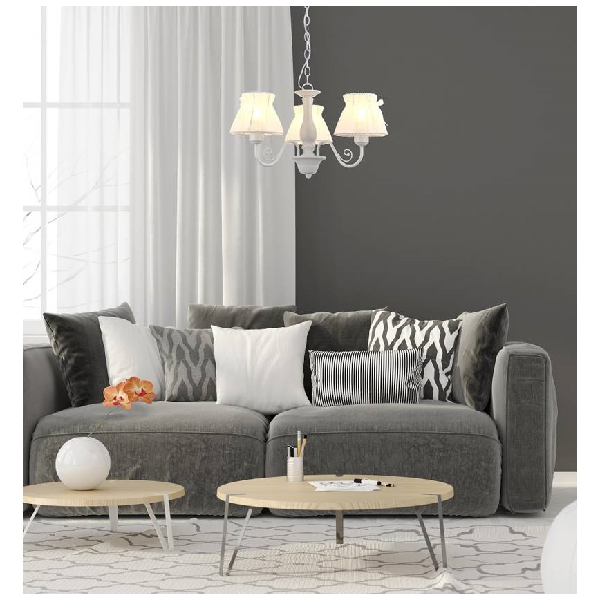 Lampadario a sospensione con filo ZEFIR 3xE27/40W/230V