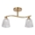 Lampadario a sospensione con supporto rigido 2xE14/60W/230V oro