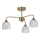 Lampadario a sospensione con supporto rigido 3xE14/60W/230V oro
