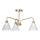 Lampadario a sospensione con supporto rigido 3xE27/60W/230V oro