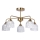 Lampadario a sospensione con supporto rigido 5xE14/60W/230V oro