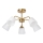 Lampadario a sospensione con supporto rigido 5xE14/60W/230V oro