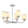 Lampadario a sospensione con supporto rigido 6xE27/60W/230V