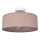 Lampadario a sospensione con supporto rigido ALBA 3xE27/15W/230V rosa