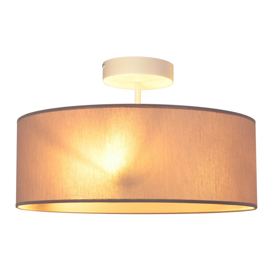 Lampadario a sospensione con supporto rigido ALBA 3xE27/15W/230V rosa
