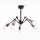 Lampadario a sospensione con supporto rigido ALFA 5xE27/60W/230V