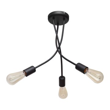 Lampadario a sospensione con supporto rigido HARVARD 3xE27/15W/230V