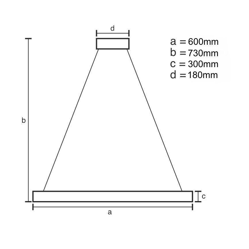 LED Dimmerabile cristallo lampadario on a pole LED/80W/230V 3000-6500K oro + telecomando