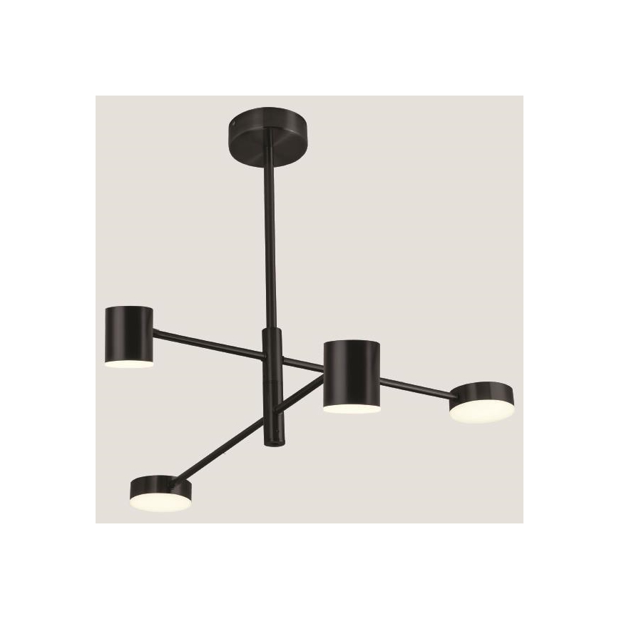 Lampadario a sospensione con supporto rigido LED LED/24W/230V 3000K nero