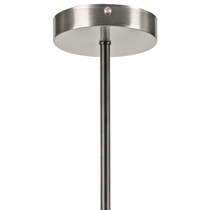 Lampadario a sospensione con supporto rigido LILOU 4xE14/5W/230V cromo opaco/fumé
