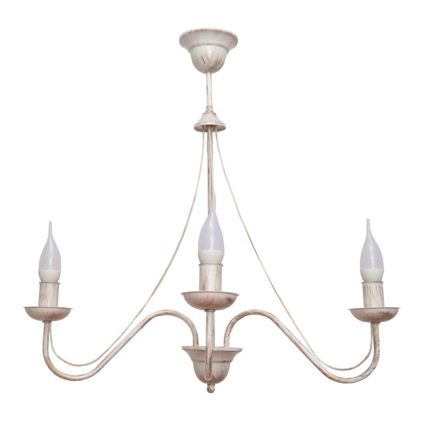 Lampadario a sospensione con supporto rigido MALBO III 3xE14/10W/230V