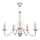 Lampadario a sospensione con supporto rigido MALBO III 5xE14/10W/230V