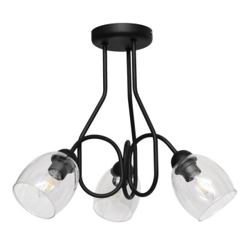 Lampadario a sospensione con supporto rigido MARIETTA 3xE27/15W/230V