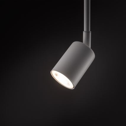Lampadario a sospensione con supporto rigido per sistema ferroviario monofase TOP 1xGU10/10W/230V bianco