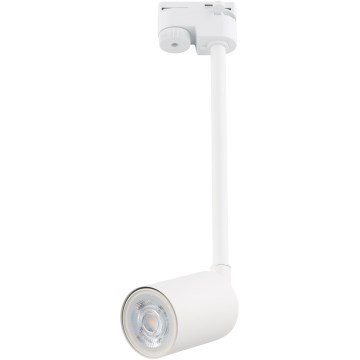 Lampadario a sospensione con supporto rigido per sistema ferroviario monofase TOP 1xGU10/10W/230V bianco