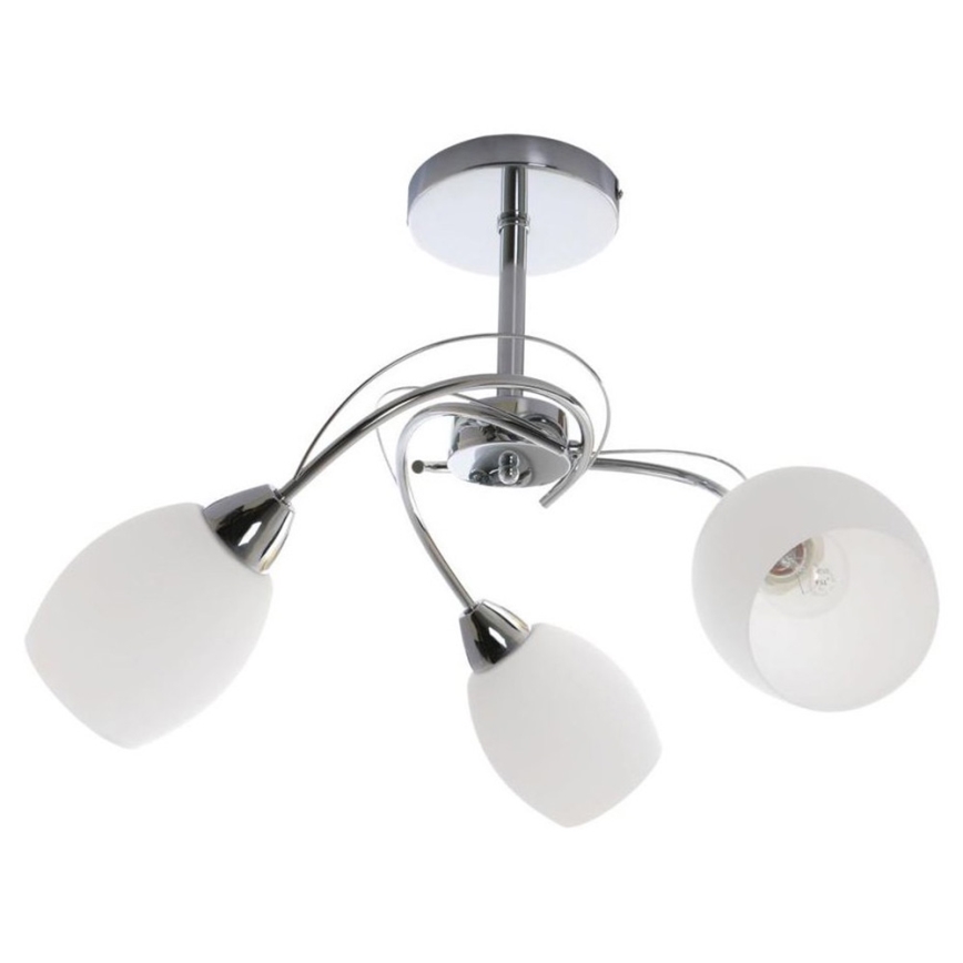 Lampadario a sospensione con supporto rigido PISA 3xE27/60W/230V - certificato FSC