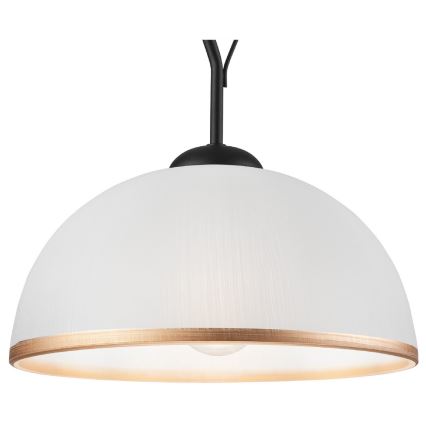Lampadario a sospensione con supporto rigido RETRO 1xE27/60W/230V nero