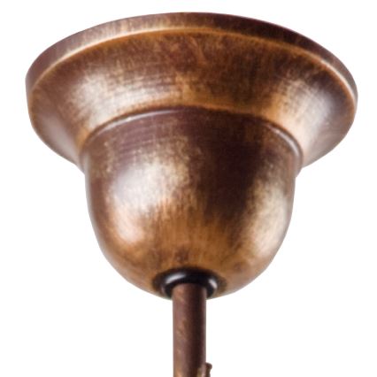Lampadario a sospensione con supporto rigido RETRO II 1xE27/60W/230V