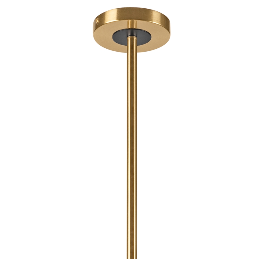 Lampadario a sospensione con supporto rigido ROLLO 8xG9/5W/230V oro/fumé beige