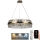 Lampadario a sospensione in cristallo dimmerabile a LED su cavo LED/80W/230V 3000-6500K oro + telecomando