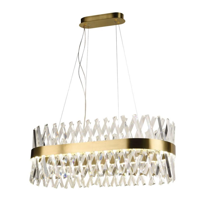 Lampadario a cristalli dimmerabile a LED su cavo LED/90W/230V 3000-6500K + telecomando