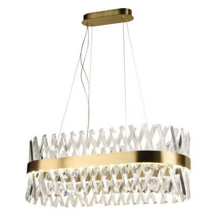Lampadario a cristalli dimmerabile a LED su cavo LED/90W/230V 3000-6500K + telecomando
