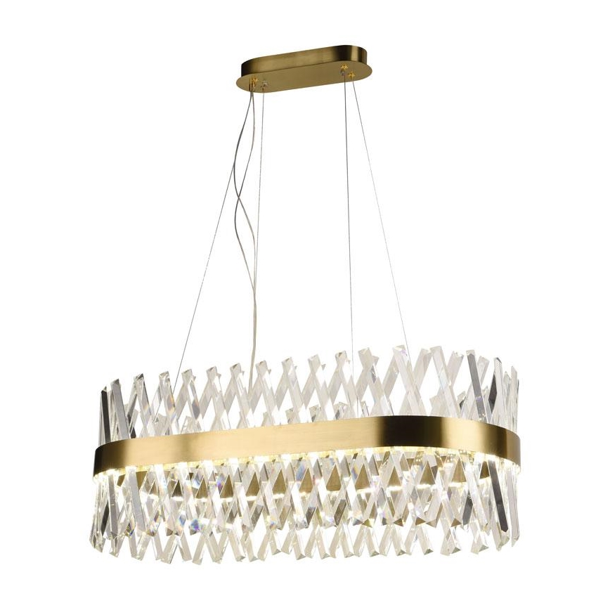Lampadario a cristalli dimmerabile a LED su cavo LED/90W/230V 3000-6500K + telecomando