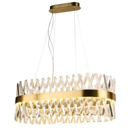 Lampadario a cristalli dimmerabile a LED su cavo LED/90W/230V 3000-6500K + telecomando