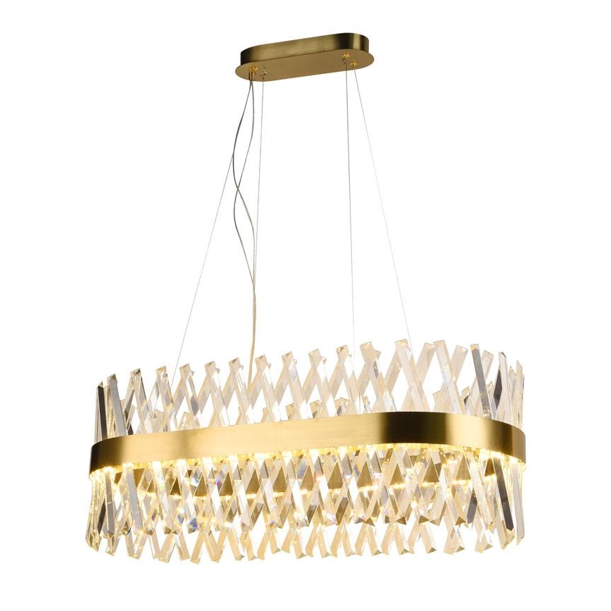 Lampadario a cristalli dimmerabile a LED su cavo LED/90W/230V 3000-6500K + telecomando