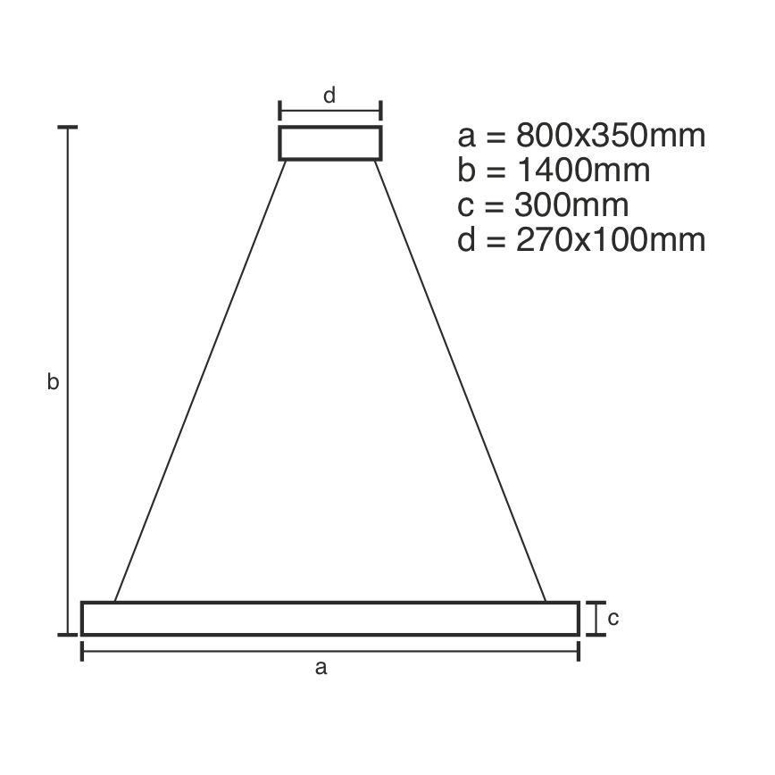 Lampadario a cristalli dimmerabile a LED su cavo LED/90W/230V 3000-6500K + telecomando